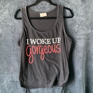 Pajama Top Tank Top Shirt with Tassels